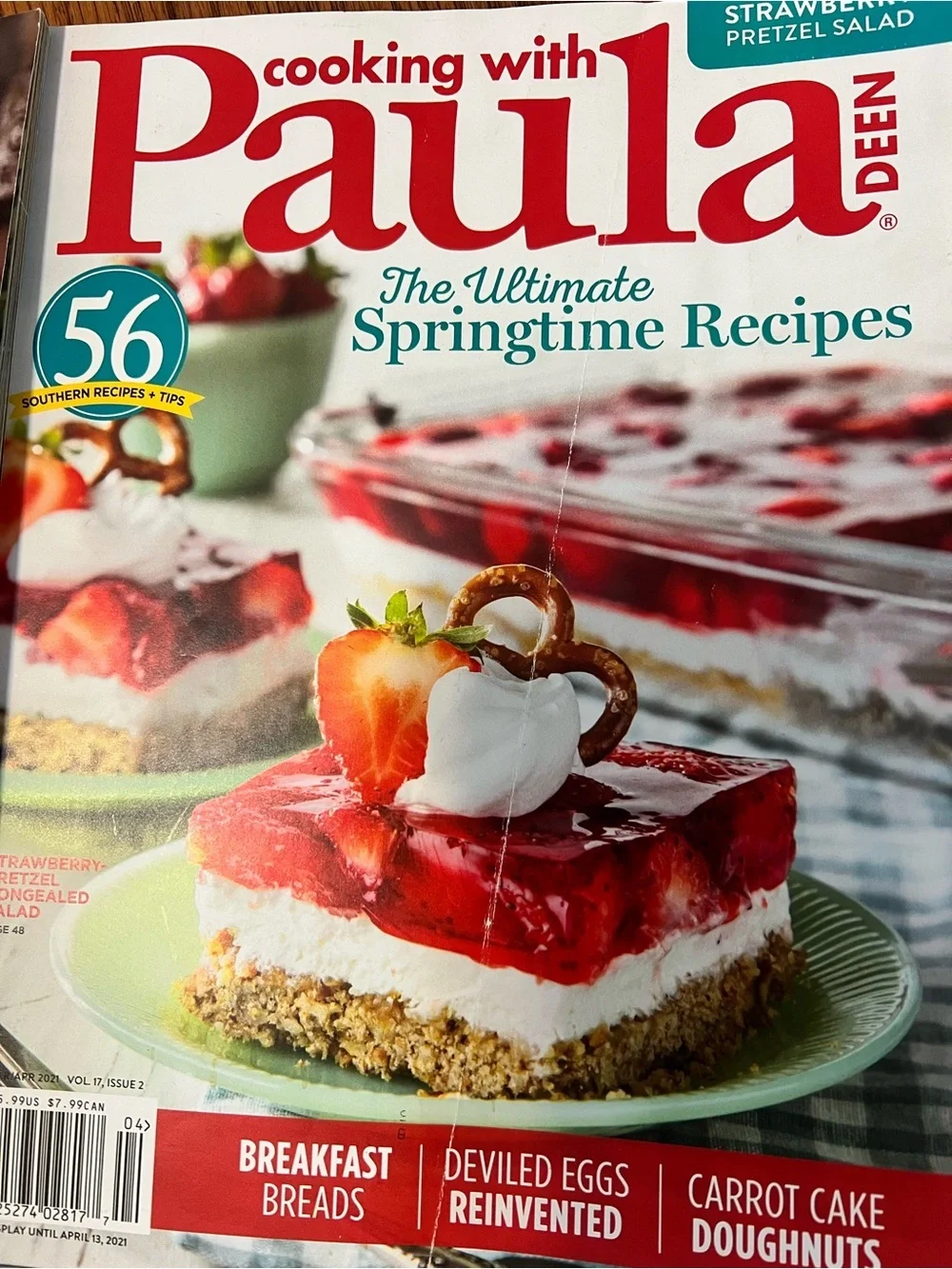 Paula Deen magazine collection lot of 6 recipes
